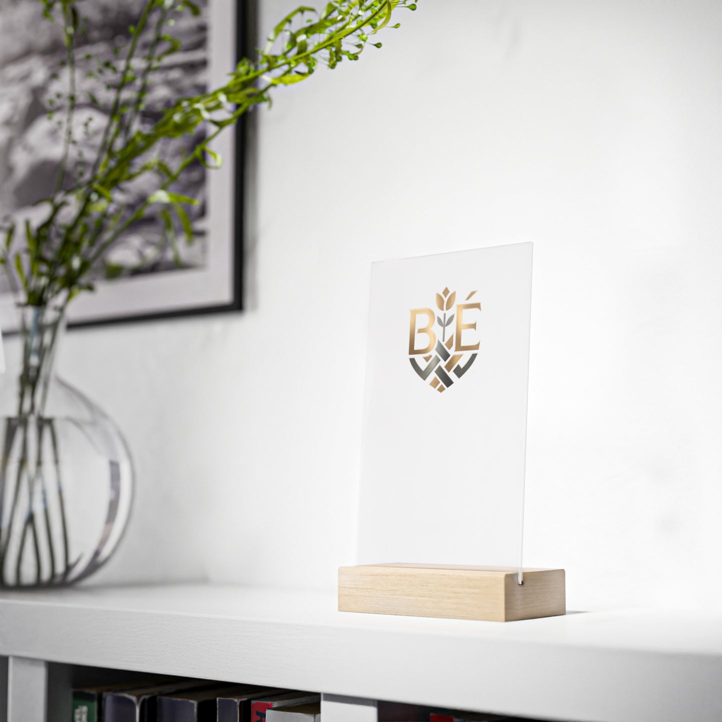 Blommé - Acrylic Desk Sign