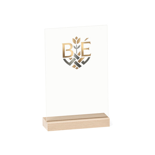 Blommé - Acrylic Desk Sign