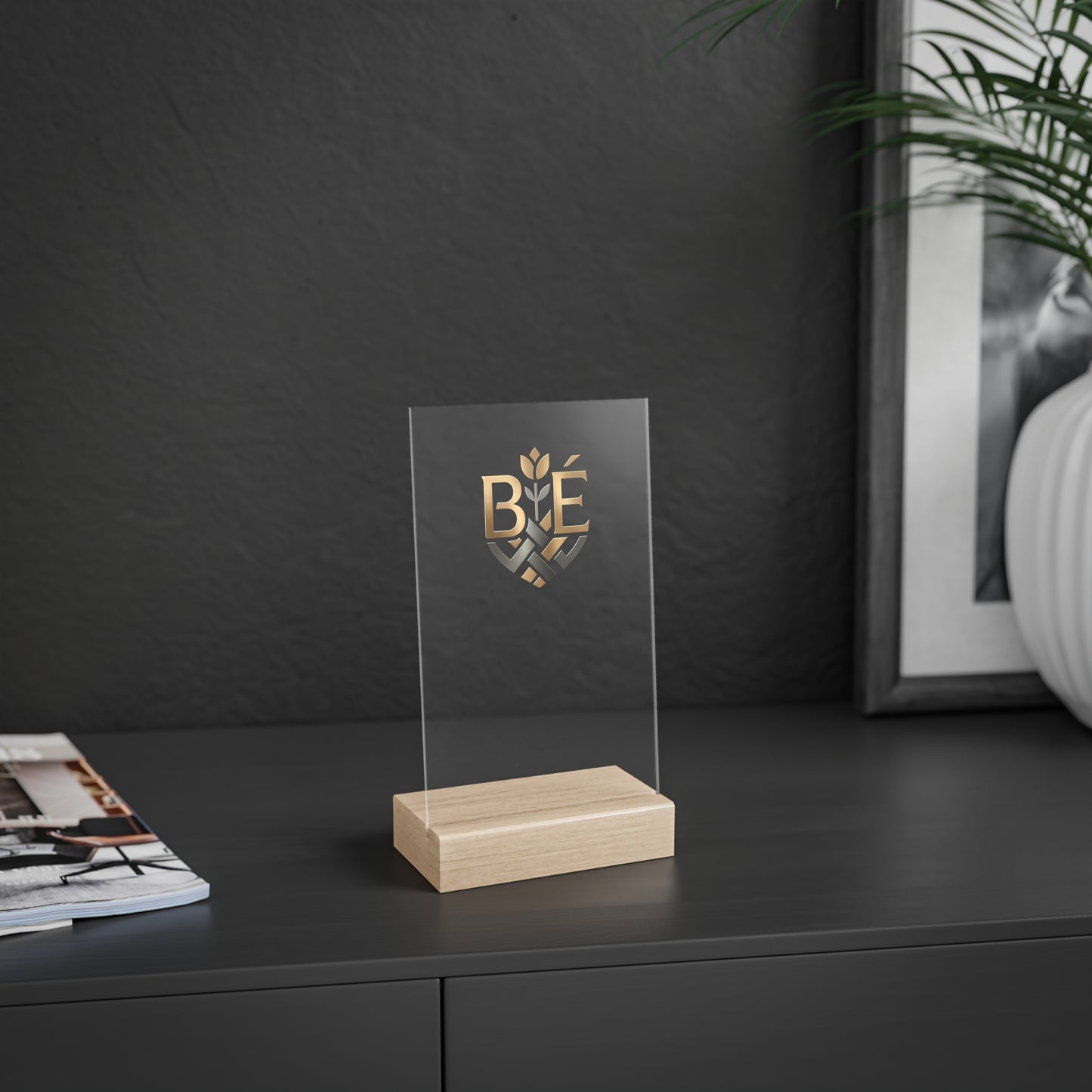 Blommé - Acrylic Desk Sign